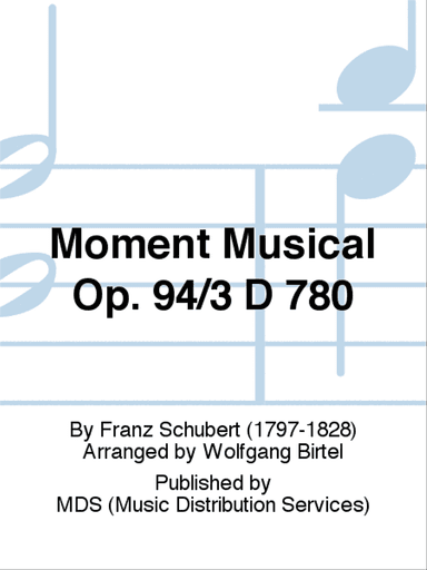 Moment musical op. 94/3 D 780 60