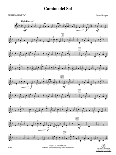 Camino del Sol: Baritone T.C.