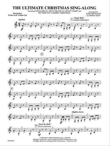 The Ultimate Christmas Sing-Along: WP E-flat Tuba T.C.
