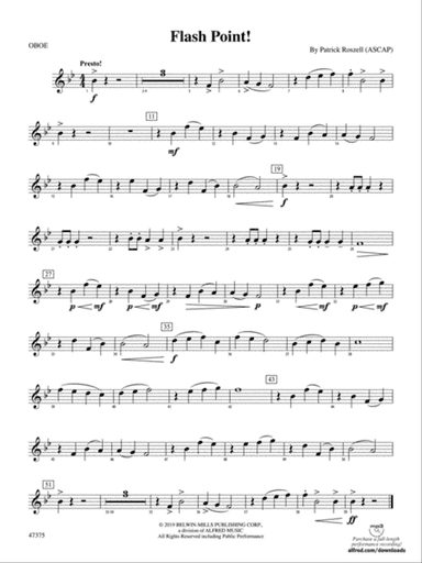 Flash Point!: Oboe