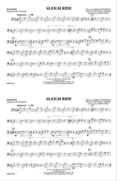 Sleigh Ride: Baritone B.C.