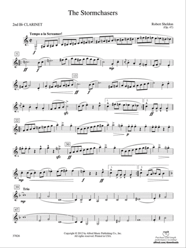 The Stormchasers: 2nd B-flat Clarinet