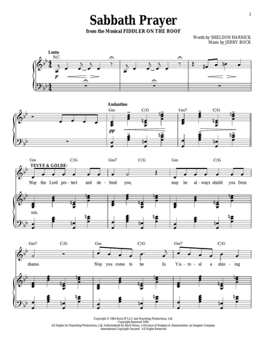 Sabbath Prayer