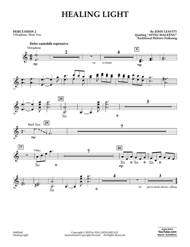 Healing Light - Percussion 2