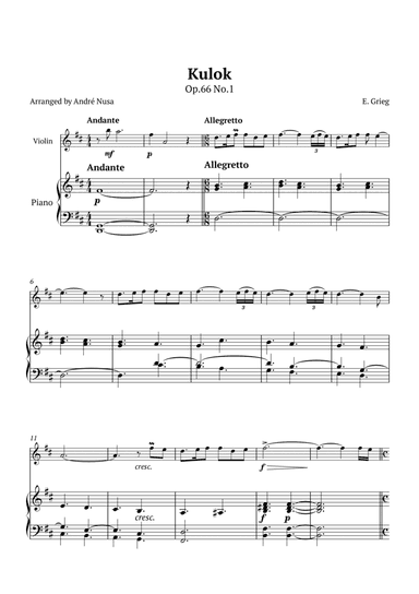 Kulok Op.66 No.1
