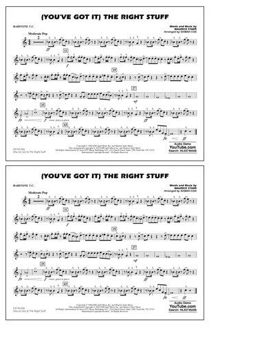 (You've Got It) The Right Stuff (arr. Ishbah Cox) - Baritone T.C.