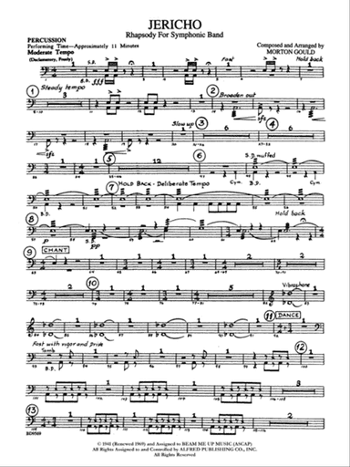 Jericho: 1st Percussion