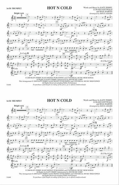 Hot N Cold: 1st B-flat Trumpet