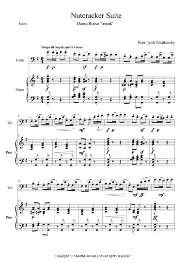 Nutcracker Op.71a - Danse Russe - Trepak