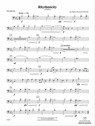 Rhythmicity: 1st Trombone