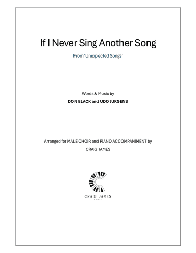 If I Never Sing Another Song