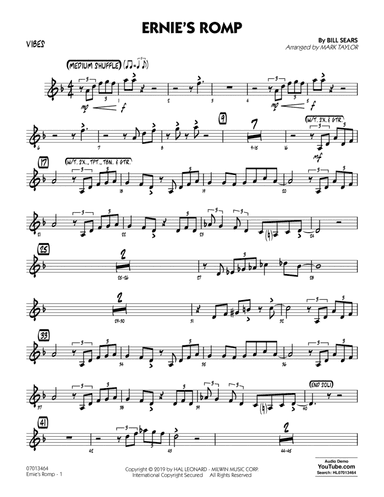 Ernie's Romp (arr. Mark Taylor) - Vibes