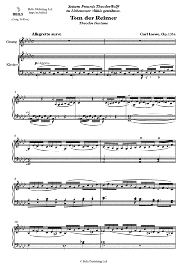 Tom der Reimer, Op. 135a (A-flat Major)