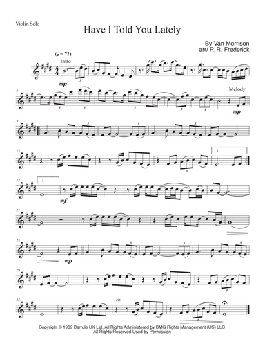 Have I Told You Lately