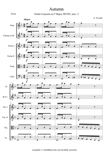 The Four Seasons: Autumn 3rd Movement