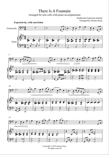 There Is A Fountain (Solo Cello)