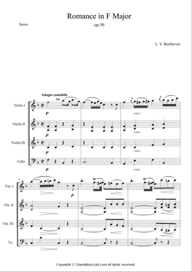 Romance in F Major op.50
