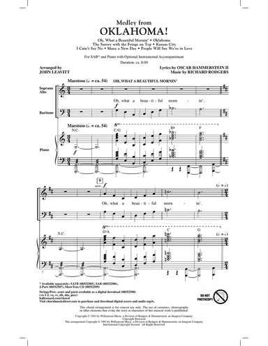 Oklahoma! (Medley) (arr. John Leavitt)