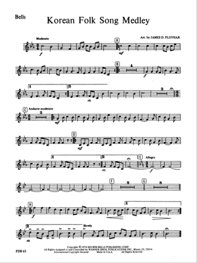 Korean Folk Song Medley: Bells