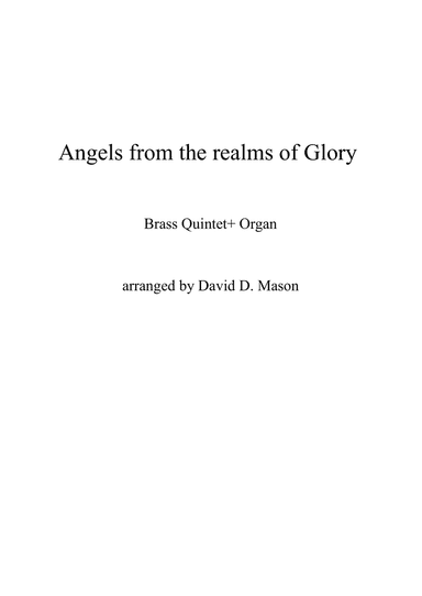 Angels from the Realms of Glory