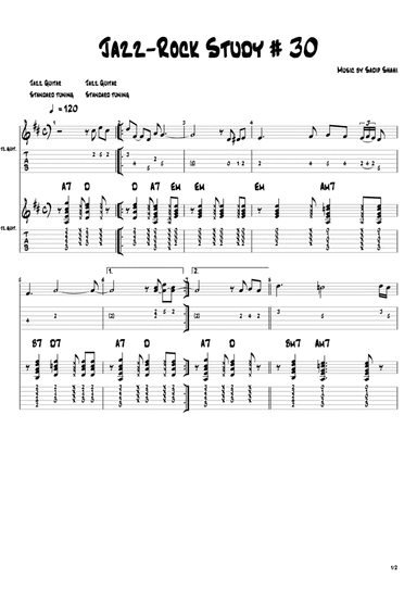 Classic Jazz-Rock Study # 30