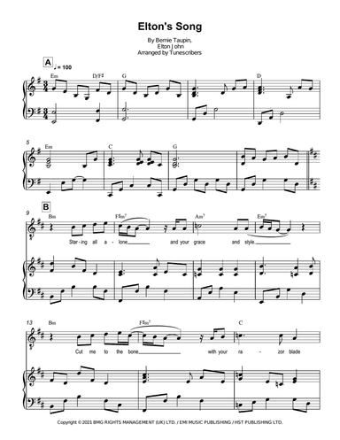 Elton's Song