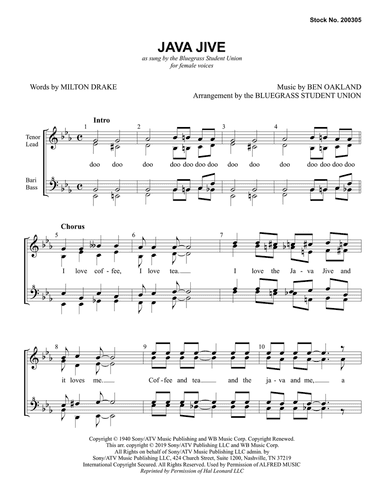 Java Jive (arr. Bluegrass Student Union)
