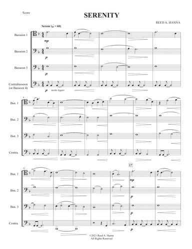 Serenity (Bassoon Quartet)