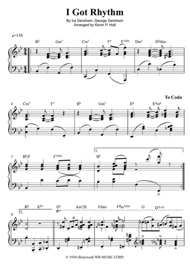 I Got Rhythm