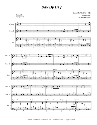 Day By Day (Duet for C-Instruments)