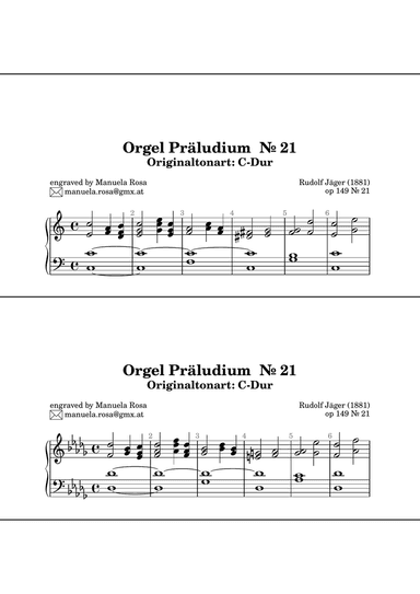 Orgel Präludium C-Dur (Rudolf Jäger)