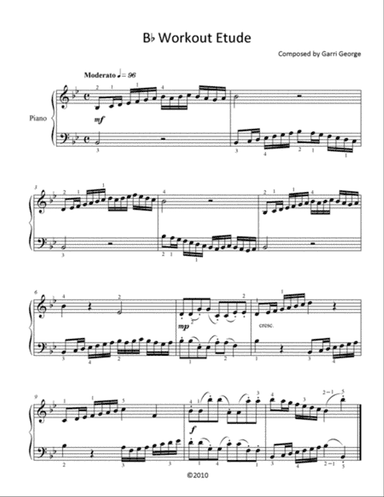 B Flat Workout Etude