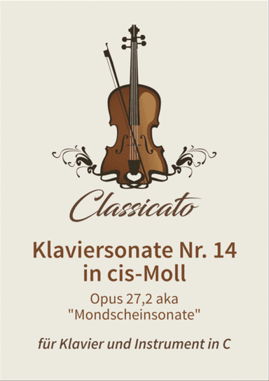 Klaviersonate Nr. 14 in cis-Moll
