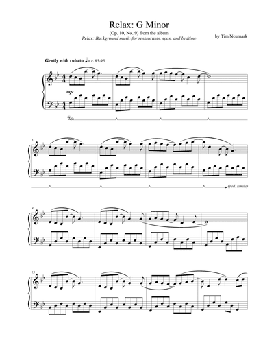 Relax: G Minor
