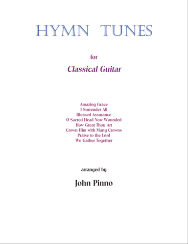 Hymn Tunes for classical guitar