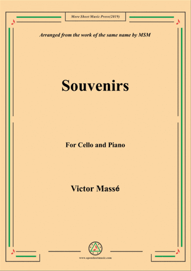 Masse-Souvenirs, for Cello and Piano