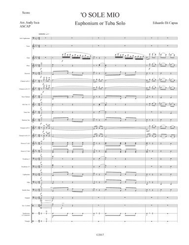 O Solo Mio, ( Solo for Euph or Tuba with Band)