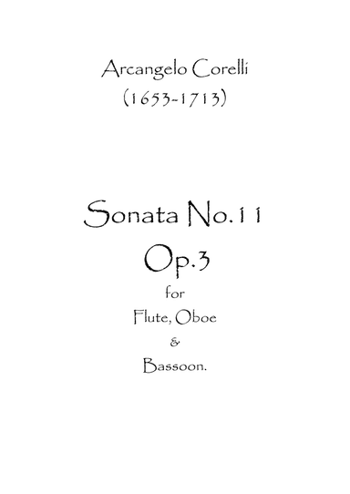 Sonata No.11 Op.3