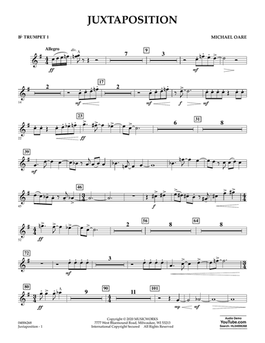 Juxtaposition - Bb Trumpet 1