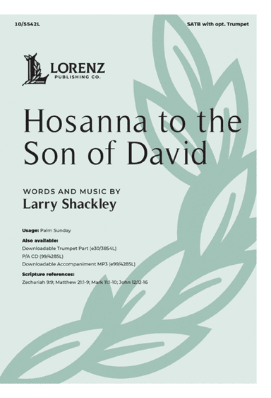 Hosanna to the Son of David