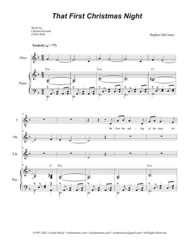 That First Christmas Night (2-part choir - (TB)