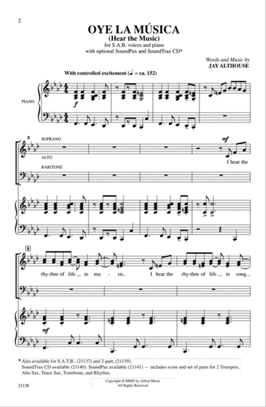 Oye la Música (Hear the Music)