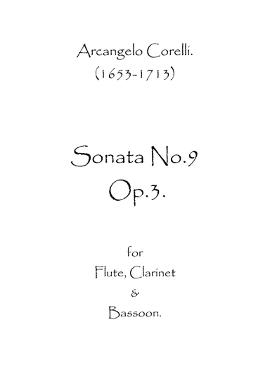 Sonata No.9 Op.3