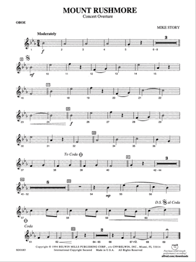 Mount Rushmore: Oboe