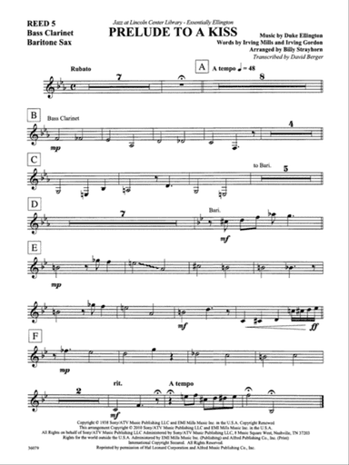 Prelude to a Kiss: B-flat Bass Clarinet