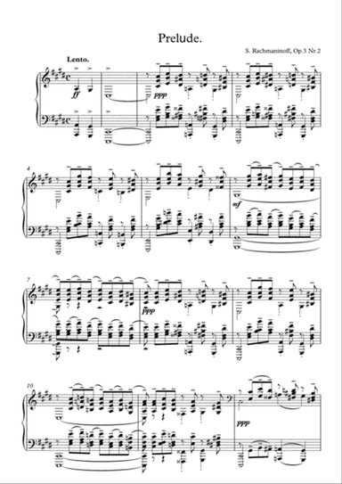 Prelude in C# minor Op.3 No.2
