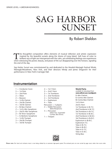 Sag Harbor Sunset: Score