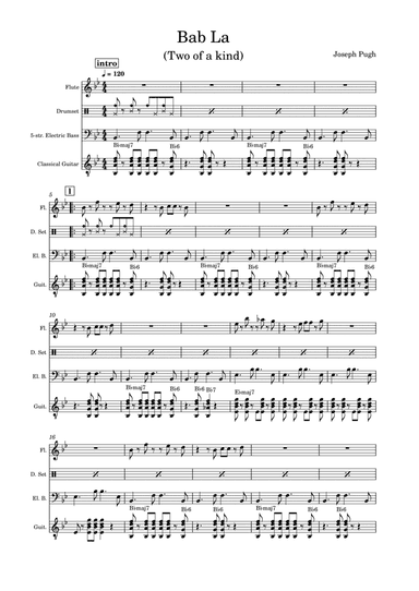 Bab La (Two Of A Kind) flute duet