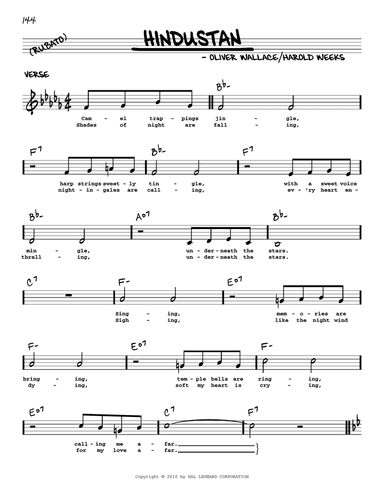 Hindustan (arr. Robert Rawlins)