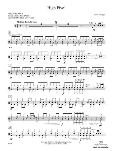 High Five!: 1st Percussion